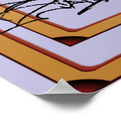 Butterfly Tulips Print, Poster ポスター (角)