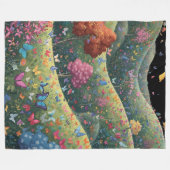 Butterfly Valley Blanket フリースブランケット (正面(横))
