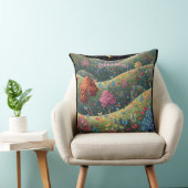 Butterfly Valley Throw Pillow クッション (椅子)