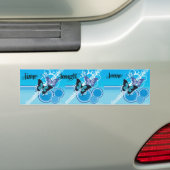 butterfly_wallpaper バンパーステッカー (車上)