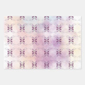 Butterfly watercolor  ラッピングペーパーシート (正面2)