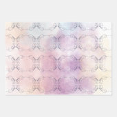 Butterfly watercolor  ラッピングペーパーシート (正面)