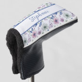 Butterfly Wildflower ゴルフヘッドカバー (3/4 正面)