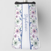 Butterfly Wildflower ゴルフヘッドカバー (回転90)