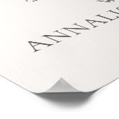 Butterfly Wildflower Bridal Shower ポスター (角)