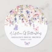 Butterfly Wildflower Bridal Shower メニュー (正面)