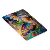 Butterfly Wildflower Sunrise Mother's Day マグネット (右側)