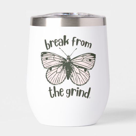 Butterfly Wine Tumbler (正面)