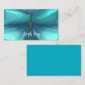 Butterfly, Wings, Blue, Abstract,Business Card 名刺 (正面/裏面)