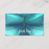 Butterfly, Wings, Blue, Abstract,Business Card 名刺 (正面)