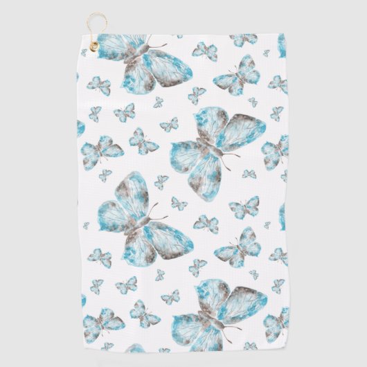Butterfly Wings Wall Art ゴルフタオル (正面)