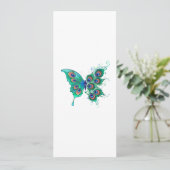 Butterfly with Green Peacock Feathers セーブザデート (スタンド正面)