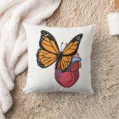 Butterfly with Heart クッション (ブランケット)