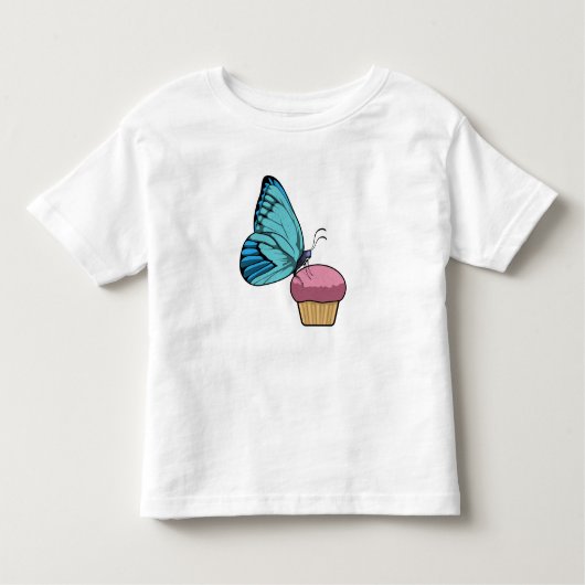Butterfly with Muffin トドラーTシャツ (正面)