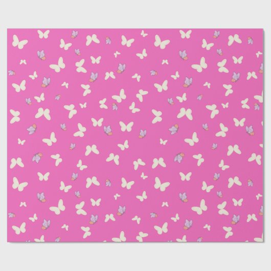 Butterfly Wrapping Paper ラッピングペーパー (フラット)