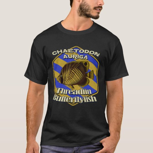 Butterflyfish Reef Tank Marine Aquarist Coral Fish Tシャツ (正面)