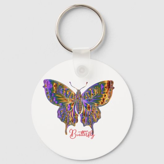 ButterflyKeychain キーホルダー (裏面)