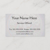 Butterlyの金ゴールドの木 名刺 (裏面)