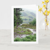 Buttermereの森林流れ カード (黄色い花)
