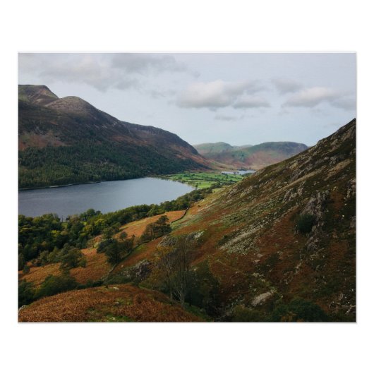 Buttermere and Crummock Water Poster ポスター (正面)