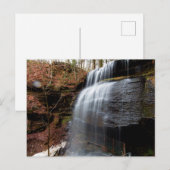 Buttermilk Falls, Indiana County, Pennsylvania ポストカード (正面/裏面)