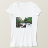 Buttermilk Falls Women's Bella Jersey T Tシャツ (デザイン正面)