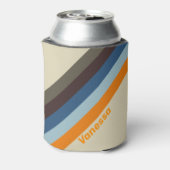 Butternutフェードストライプ卓球ラケット（名前あり） 缶クーラー (缶裏面)