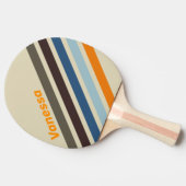 Butternut Fade Angled Striping with Name 卓球ラケット (横)