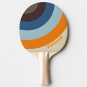 Butternut Fade Circle Stripe with Name 卓球ラケット (正面)