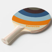 Butternut Fade Circle Stripe with Name 卓球ラケット (正面アングル)