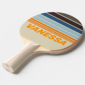 Butternut Fade Horizon Striping with Name 卓球ラケット (正面アングル)