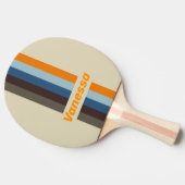 Butternut Fade Pin Striped with Name 卓球ラケット (横)