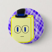 Butterson Button氏 缶バッジ (正面)