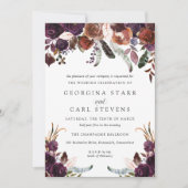 Butterum＆Plum ウェディング招待状 招待状 (正面)