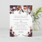 Butterum＆Plum ウェディング招待状 招待状 (スタンド正面)