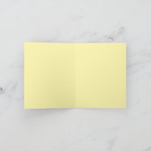 Buttery Begonia Note Card サンキューカード (内部)