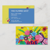 Butterybugs & Ladybugsビジネスカード 名刺 (正面/裏面)