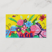 Butterybugs & Ladybugsビジネスカード 名刺 (裏面)