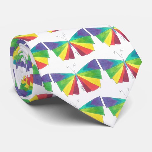Butteryflyの虹 ネクタイ (ロール)