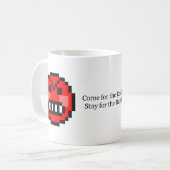 Butthurtの実質のマグ コーヒーマグカップ (正面左)