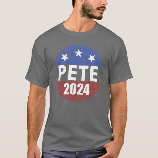 Buttigeig 2024ボタン投票'24 President Buttig Tシャツ (正面)