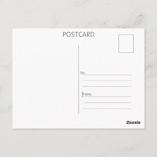 Buttlerfly watercolor ポストカード (裏面)