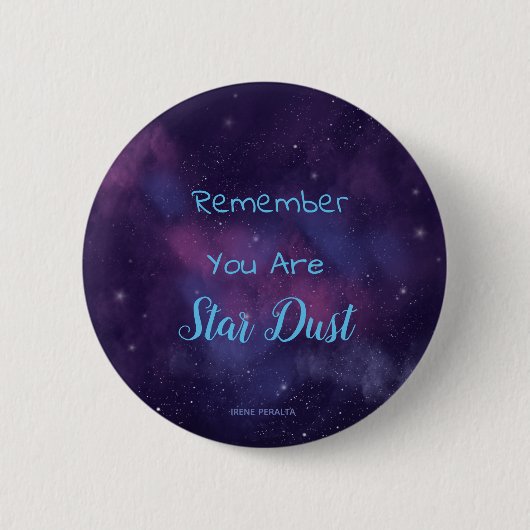 Butto You are Stur dust 缶バッジ (正面)
