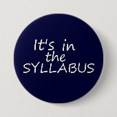 Buttonおもしろいな大学教授 缶バッジ (正面)