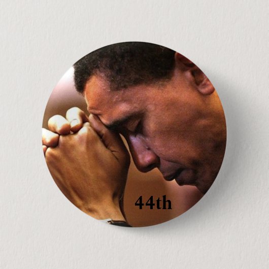 Buttonバラック・オバマ第44の大統領 缶バッジ (正面)