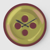 Button  ラージ壁時計 (正面)