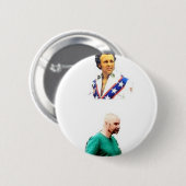 Button -遊のthrough guy 缶バッジ (正面&裏面)