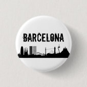 Button Barcelona / Chapa Barcelona 缶バッジ (正面)