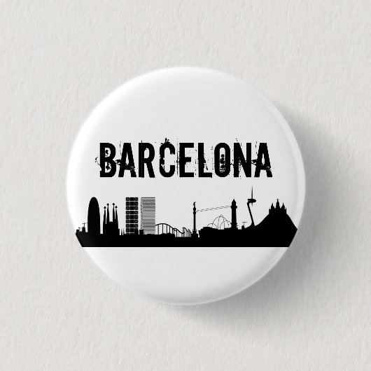 Button Barcelona / Chapa Barcelona 缶バッジ (正面)