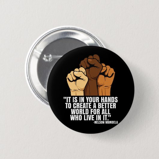 Button-Black History Month Button Set 缶バッジ (正面&裏面)